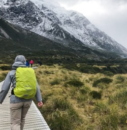 Walking the Hooker Valley Track, Canterbury New Zealand