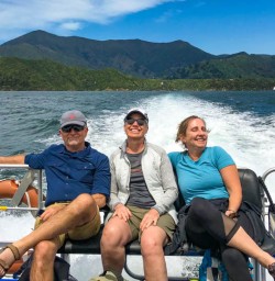 Water taxi from Picton