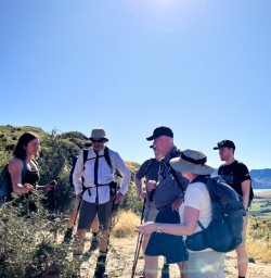 5. Guests on Rocky Mountain trail