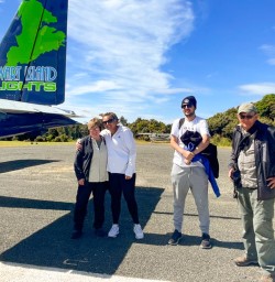 5. Boarding plane back to mainland Stewart Island