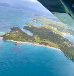 5. Flying back to the mainland