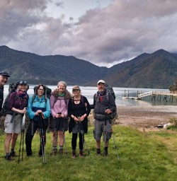 5. Guests by water on Nydia Track