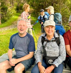 5. Guests sitting on boat Nydia Track