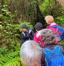 5. Guide and guests Ulva Island bush