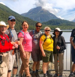 5. Guide and guests at lookout