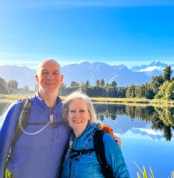 5. Happy couple Lake Matheson