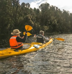 5. Heading down stream Franz Josef Kayaking