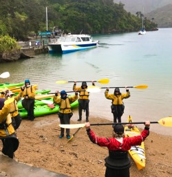 5. Kayak warm up Lochmara