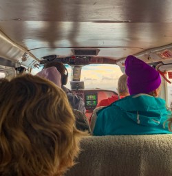 5. Scenic flight guests in plane