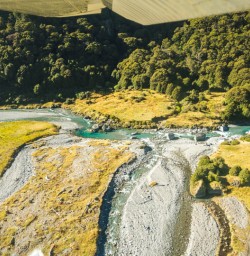 Siberia River from the plane