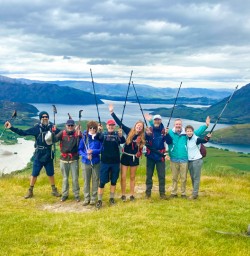 5. Stoked. Guides and guests at Rocky Mountain Summit