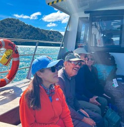 Boat to Queen Charlotte Sound