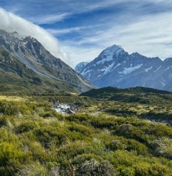 6 Couple Hiking in Mt Cook National Park Feb2025