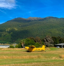 Flight into Mount Aspiring National Park 