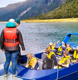 Jet boat ride through Wilkin River 