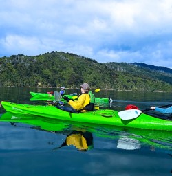 Padddling in Queen Charlotte Sound