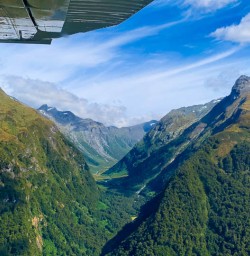 Scenic flight to Siberia Valley