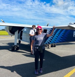 Scenic flight to Stewart Island