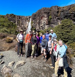 Small group in New Zealands North Island 