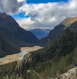 Above the Routeburn track valley, Otago New Zealand