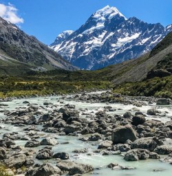 Aoraki Mt Cook National Park, Canterbury New Zealand