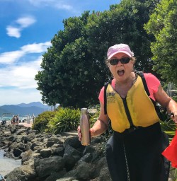 Arriving by kayak in Picton