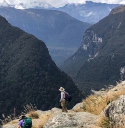 Atop of Routeburn track, Otago New Zealand