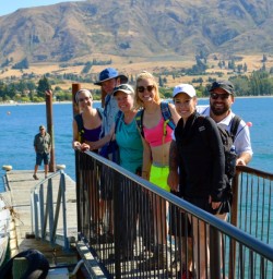 boat at lake wanaka