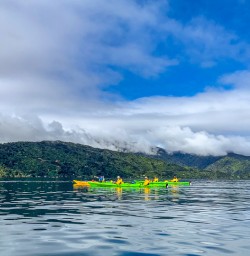 Flat seas on route to Picton