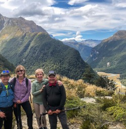 6 group above routeburn track valley