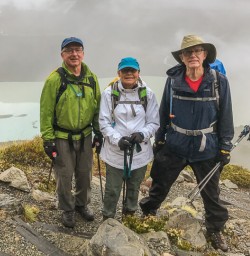 Group at Aoraki Mount Cook, Canterbury New Zealand