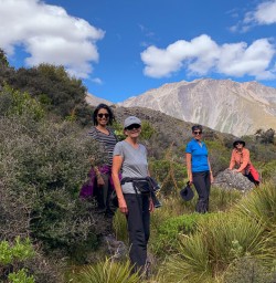 Group at Ball Shelter Route, Canterbury New Zealand
