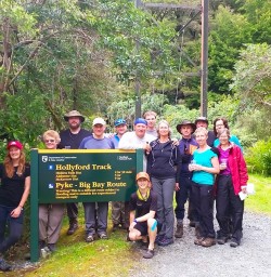 Hollyford Track finish