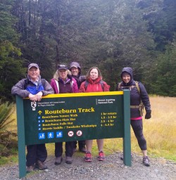 6 group routeburn track fiordland southland