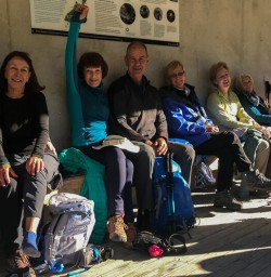 Group at Routeburn track, Otago New Zealand