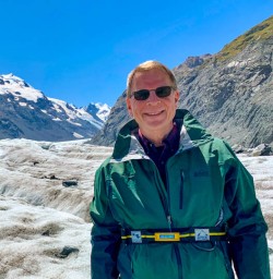 Guest on Tasman Glacier