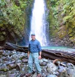 Hidden Falls on the Hollyford Track