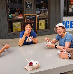 Ice cream at Glenorchy, Otago New Zealand