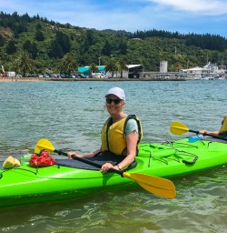 Kayak paddle to Picton