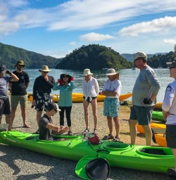 Kayak tour Queen Charlotte Sound