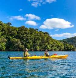 Kayaking Queen Charlotte Sound