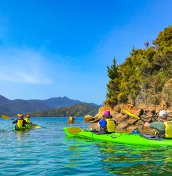 Kayaking to Picton