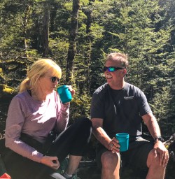 Lunch break on Routeburn track