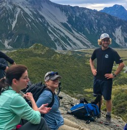 Lunch break up Sealy Tarns