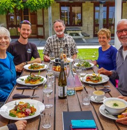 Lunch at Kaikoura, Canterbury New Zealand