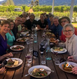 Lunch at the Wairau river, Marlborough New Zealand