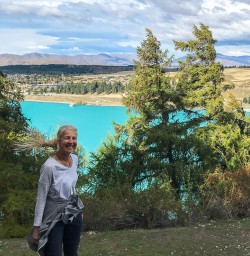Mt John Cummit Circuit Track at Lake Tekapo, Canterbury New Zealand