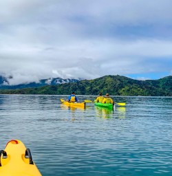 Paddling to Picton