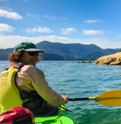 Paddling to Picton