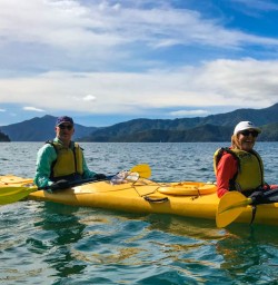 Paddling to Picton